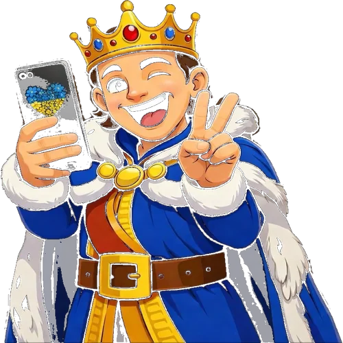 KingSMM маскот — король соцмереж